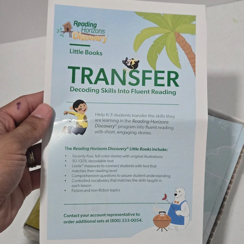 Reading Horizons Discovery Kindergarten Chapter 2 Little Books Decodable Readers
